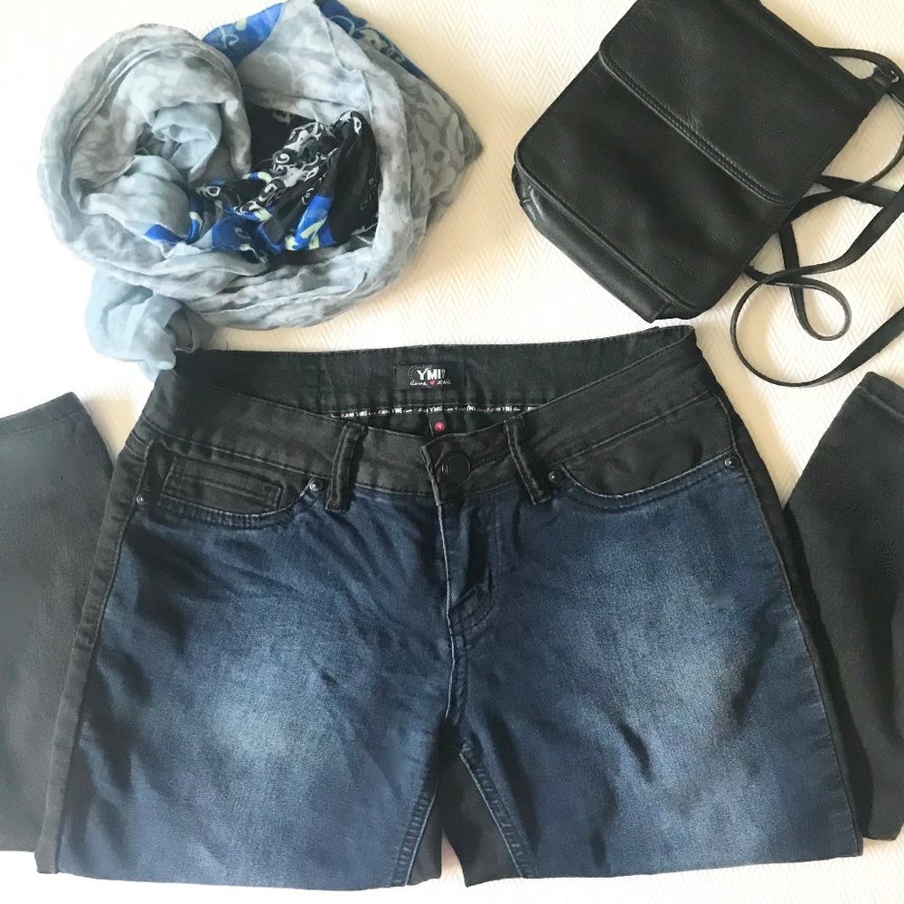 YMI Love Two-Tone Skinny Jean